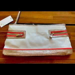 Ava Rose Nadia Top Zip Clutch NWT
